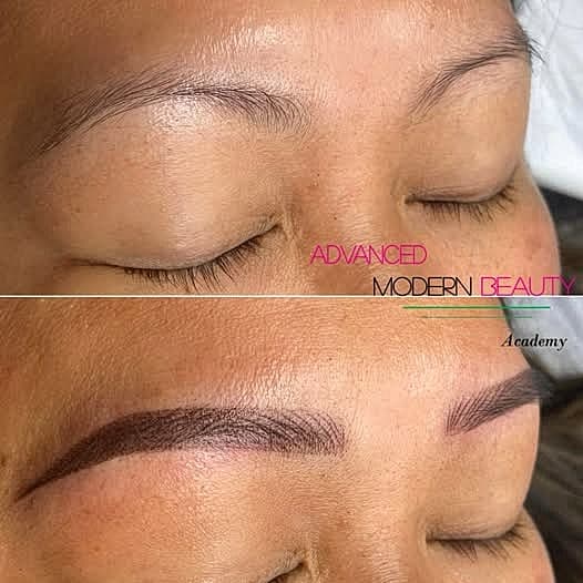 Microblading before and after